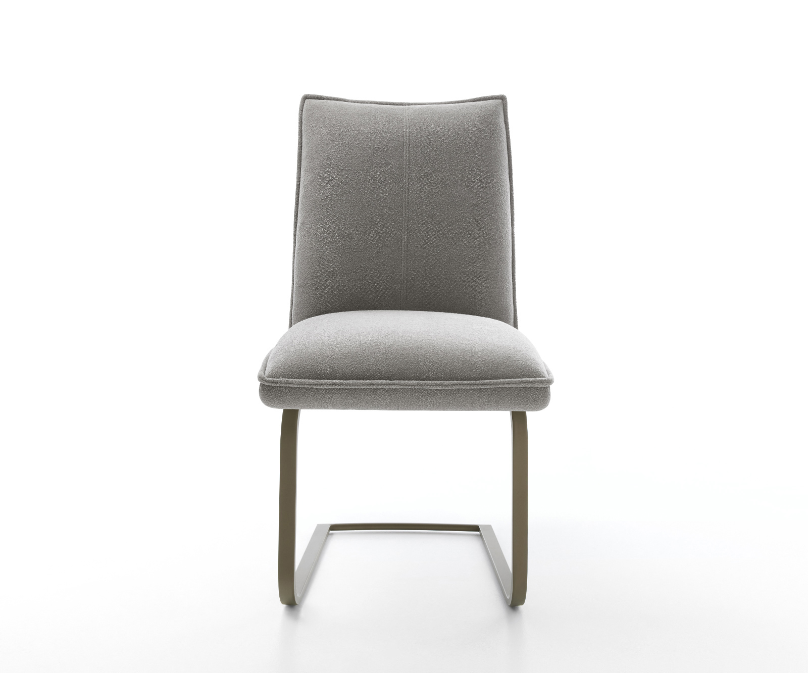 Jídelní židle Lelio-Flex látka Měkký šedá jídelní židle plochý Titanová barva taštičkové pružiny - Obrázek 2