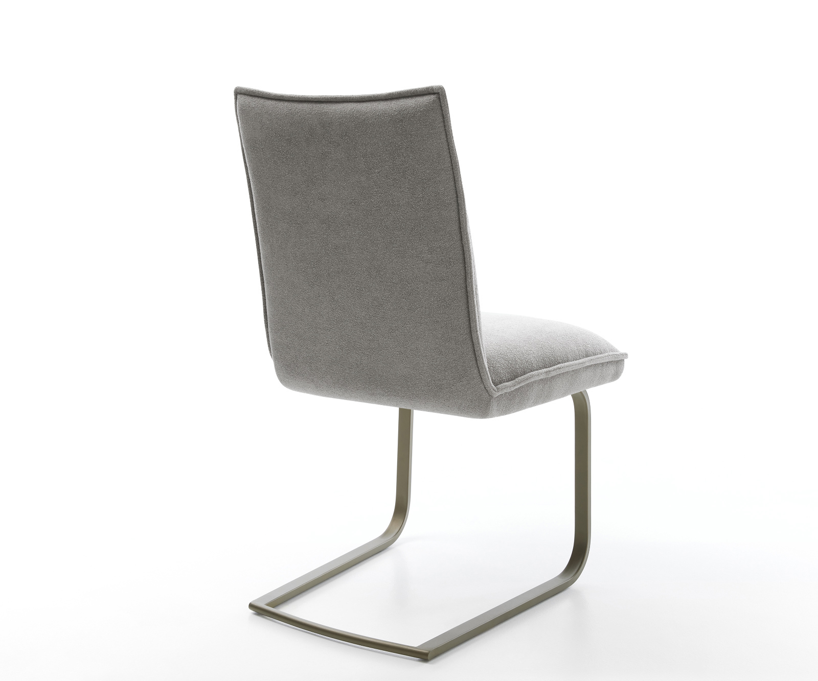 Jídelní židle Lelio-Flex látka Měkký šedá jídelní židle plochý Titanová barva taštičkové pružiny - Obrázek 5