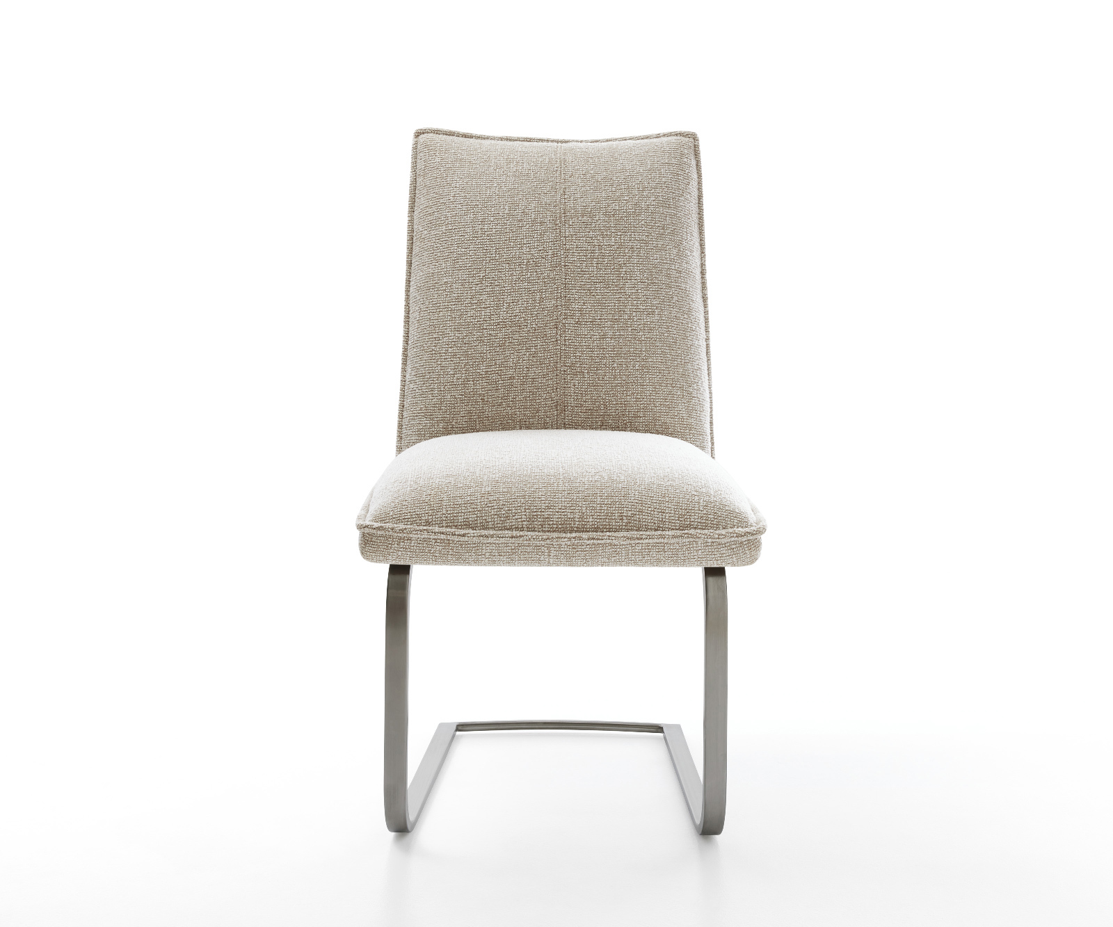 Jídelní židle Lelio-Flex tkanina Měkký béžová jídelní židle plochá grafit taštičkové pružiny - Obrázek 2