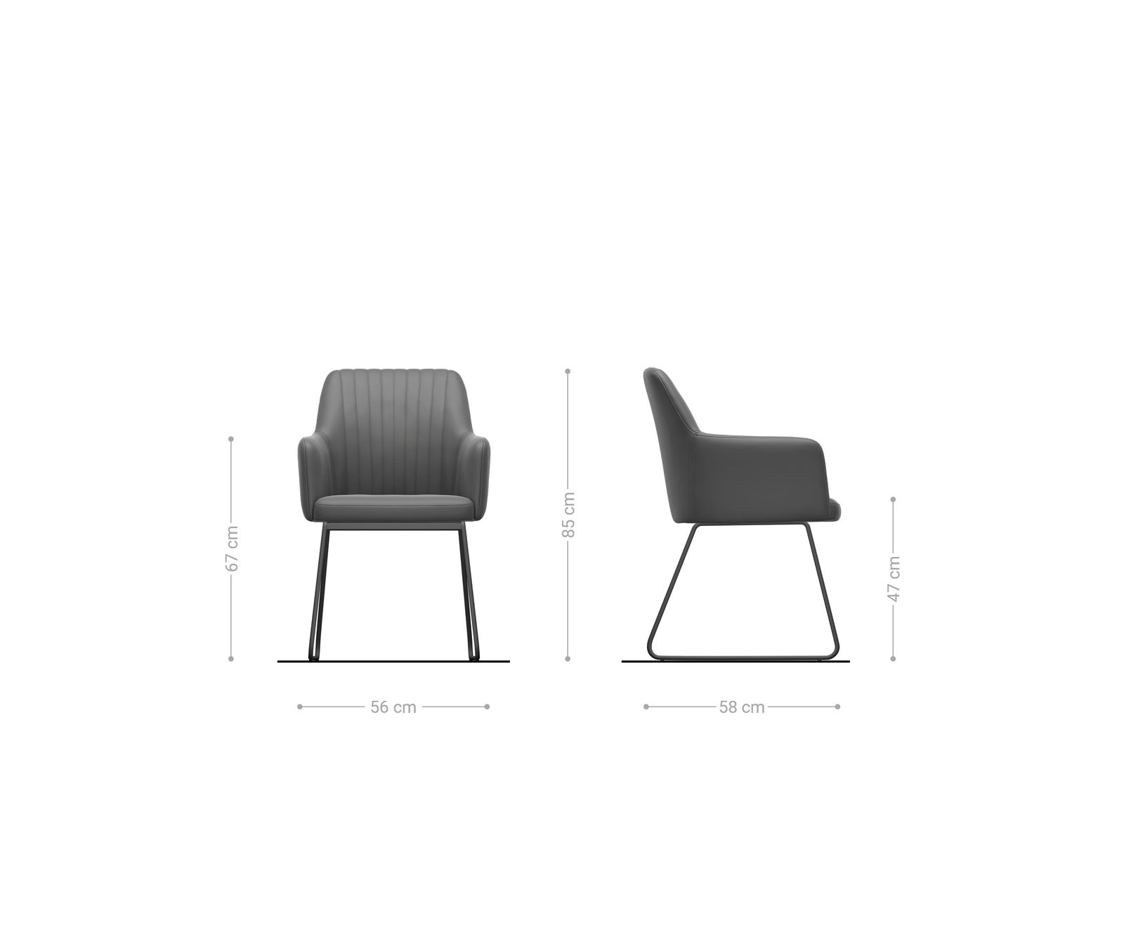 Jídelní židle Greg-Flex tkanina Měkký béžová tenká podnož černá taštičkové pružiny - Obrázek 6