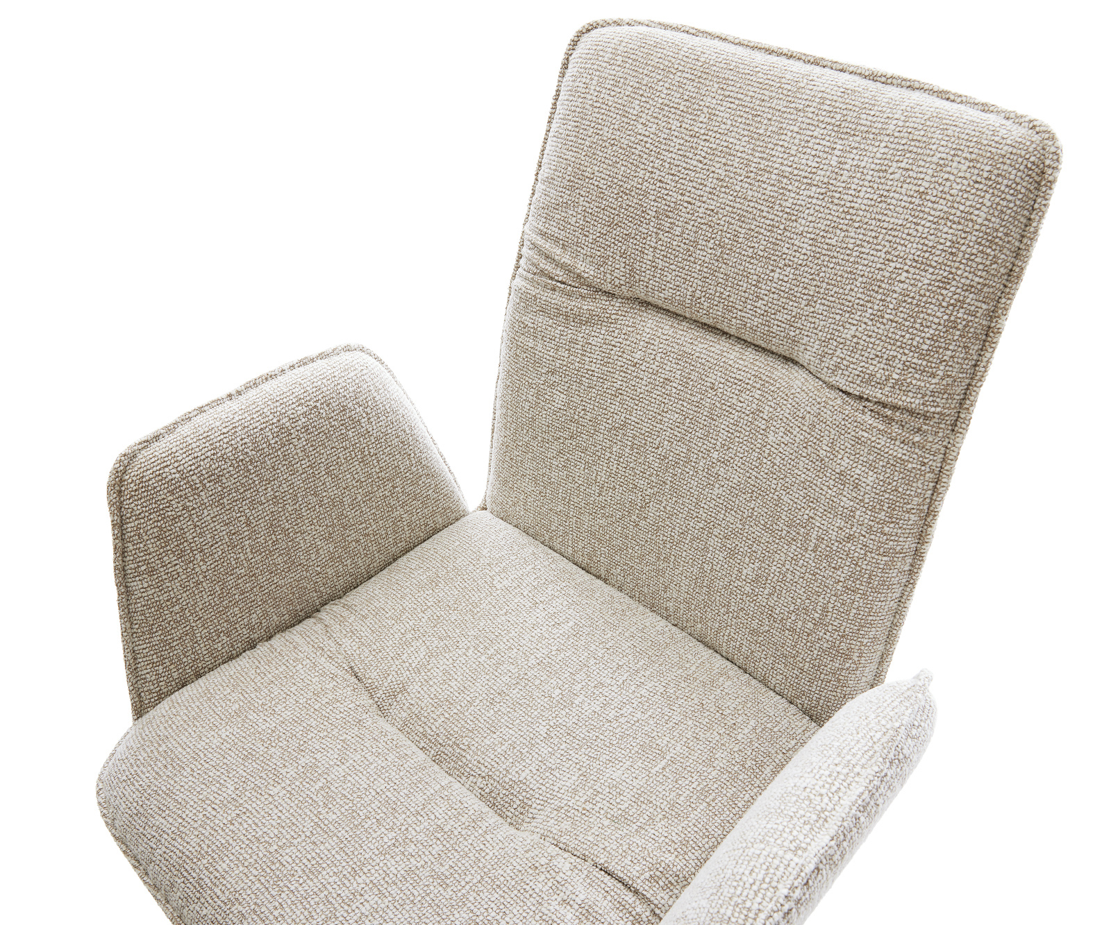 Jídelní židle Vinja-Flex tkanina Měkký béžová jídelní židle plochý grafit - Obrázek 4