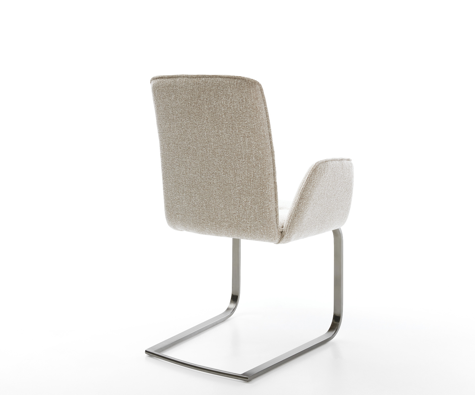 Jídelní židle Vinja-Flex tkanina Měkký béžová jídelní židle plochý grafit - Obrázek 5