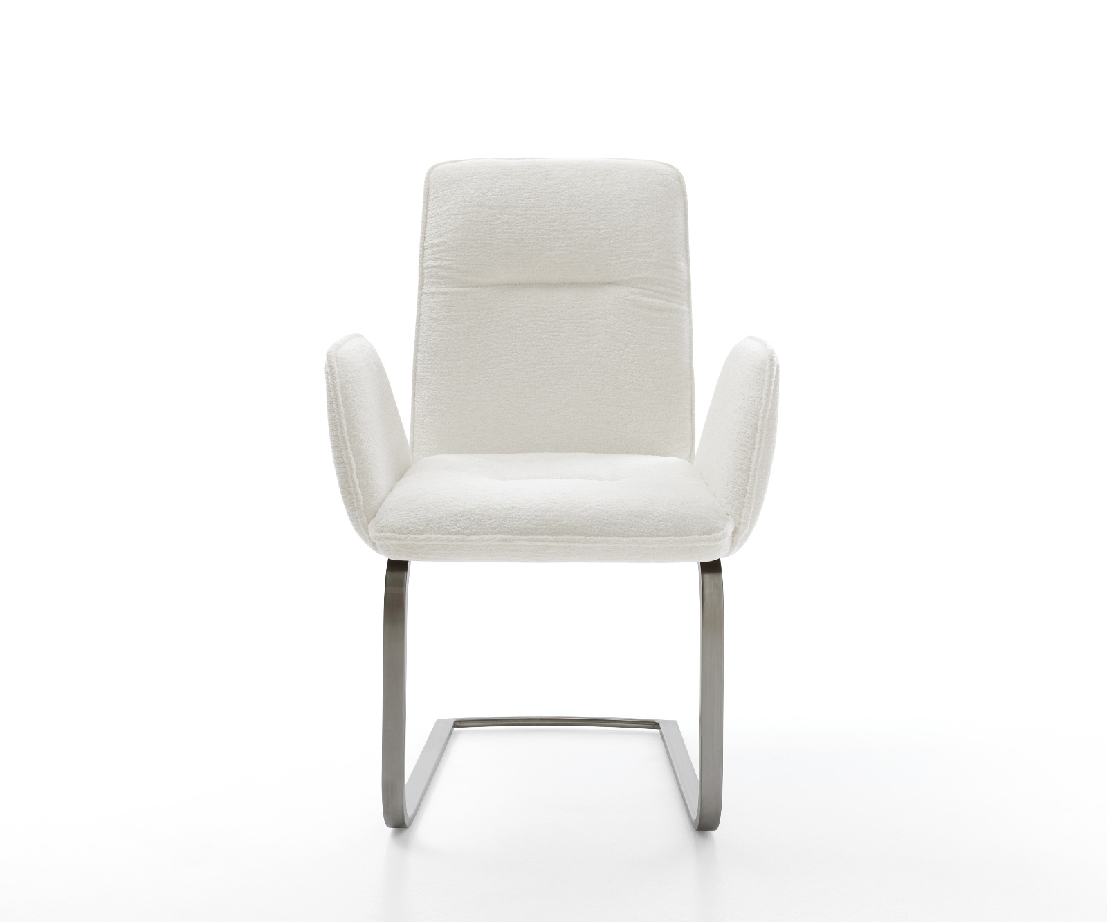 Jídelní židle Vinja-Flex bouclé měkký béžová jídelní židle plochá grafitová - Obrázek 2