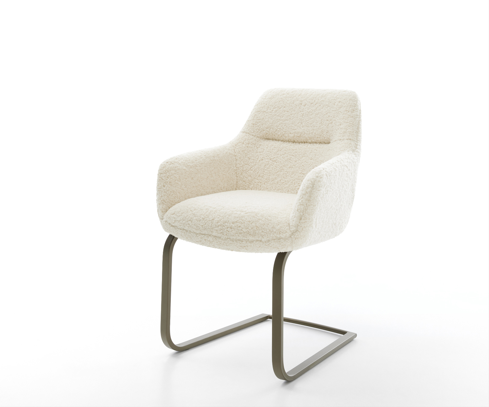 Jídelní židle Pejo-Flex plyšový manšestr béžová jídelní židle plochá titanová barva taštičkové pružiny