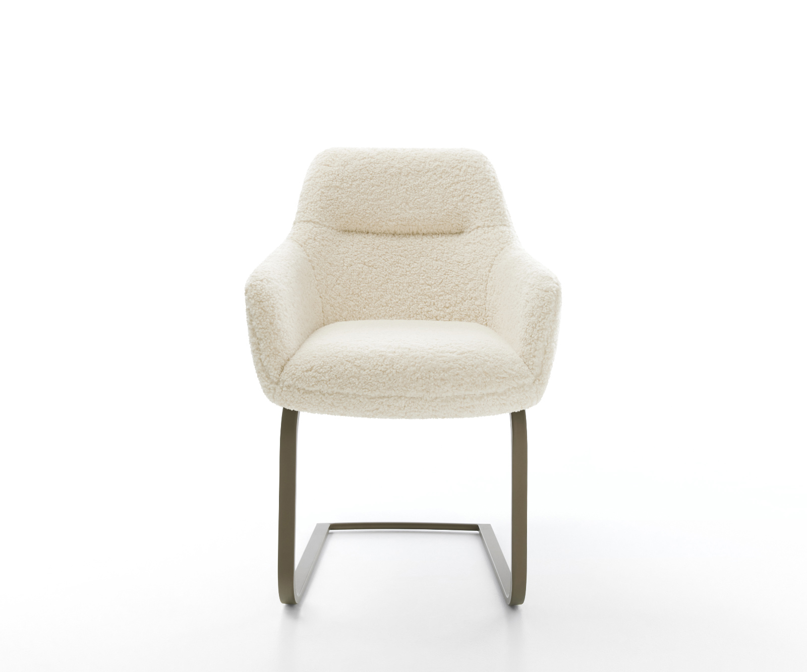 Jídelní židle Pejo-Flex plyšový manšestr béžová jídelní židle plochá titanová barva taštičkové pružiny - Obrázek 2