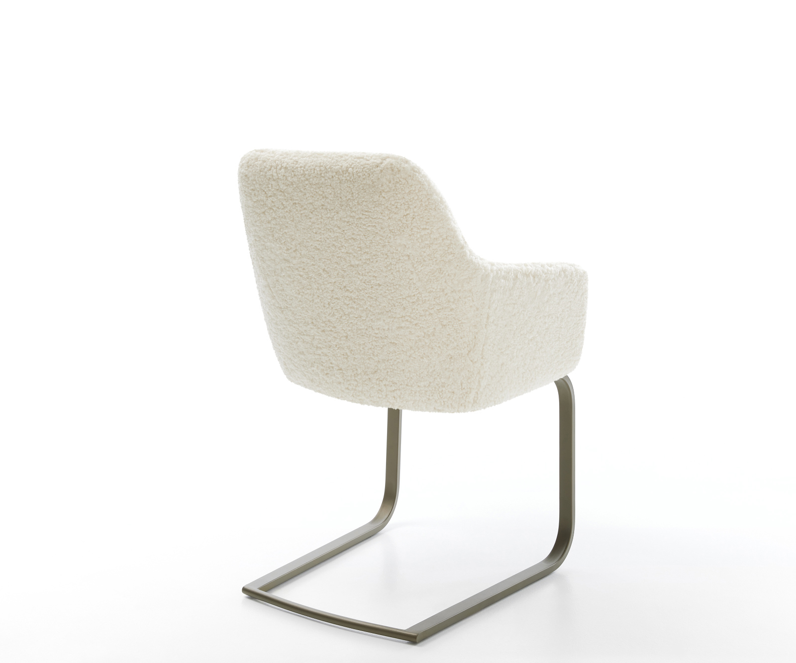 Jídelní židle Pejo-Flex plyšový manšestr béžová jídelní židle plochá titanová barva taštičkové pružiny - Obrázek 5