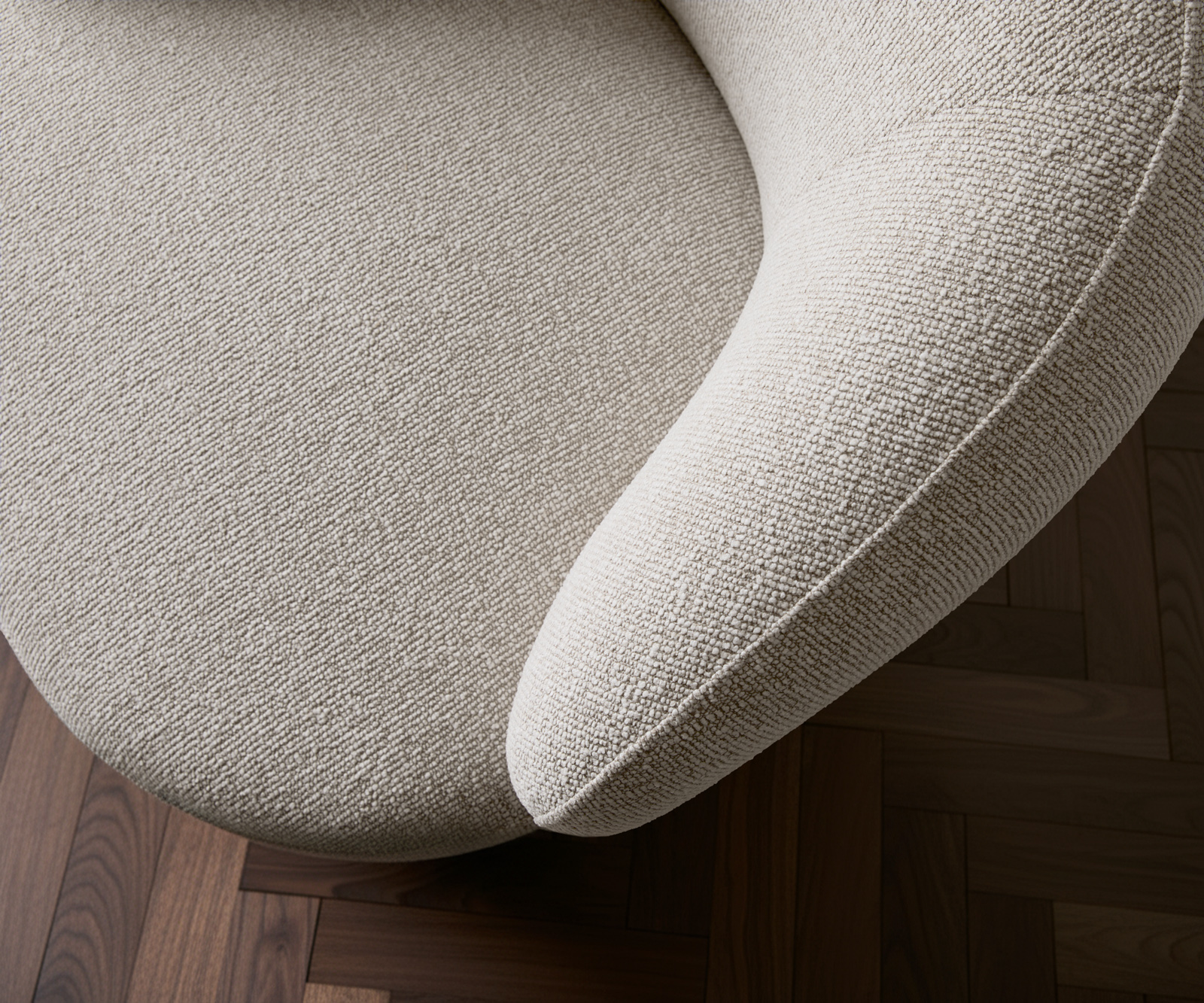 Křeslo Nova 88x88 cm látka Měkký béžová - Obrázek 7