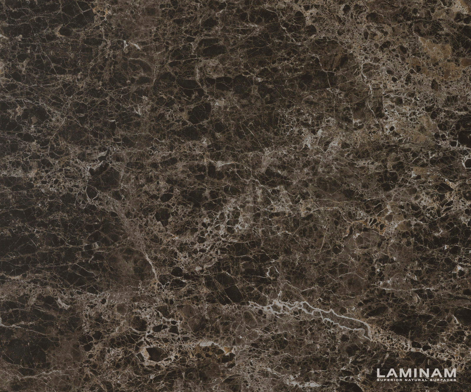 Konferenční stolek Edge Boot 120x70 cm keramika Laminam® Emperador Extra Lucidato tmavě hnědá Vibany nerezová ocel broušená - Obrázek 3