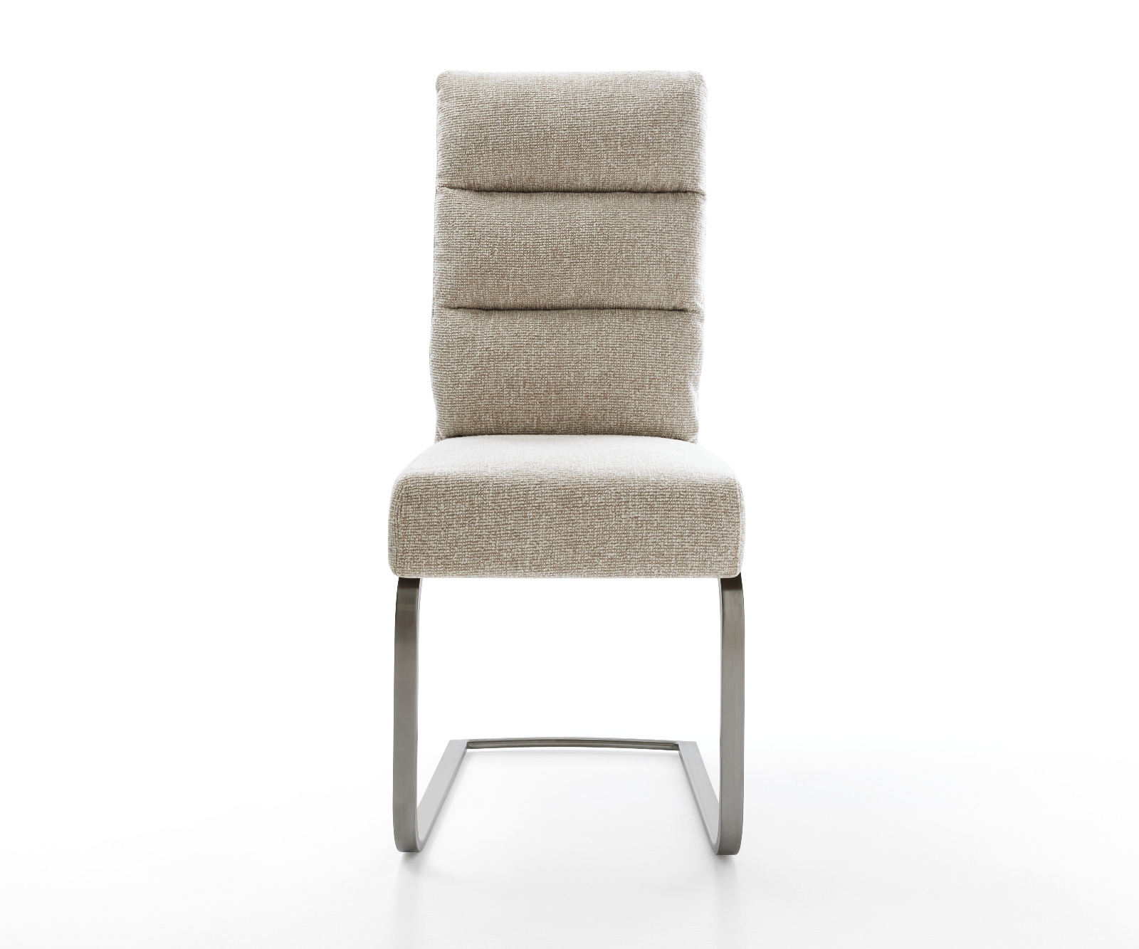 Jídelní židle Pela-Flex tkanina Měkký béžová jídelní židle plochá grafit taštičkové pružiny - Obrázek 2