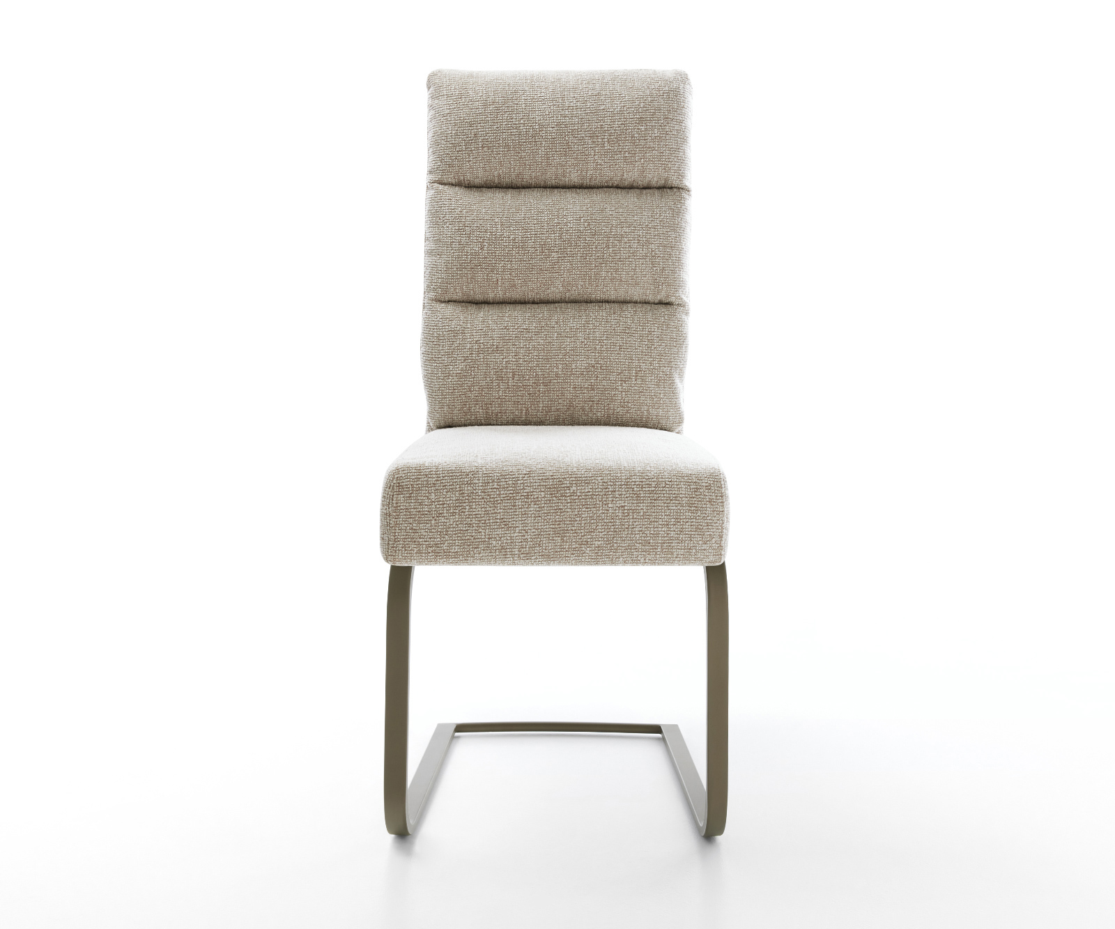 Jídelní židle Pela-Flex tkanina Měkký béžová jídelní židle plochý Titanová barva taštičkové pružiny - Obrázek 2