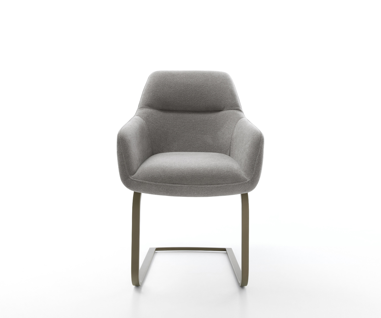 Jídelní židle Pejo-Flex tkanina Měkký šedá jídelní židle plochý Titanová barva taštičkové pružiny - Obrázek 2