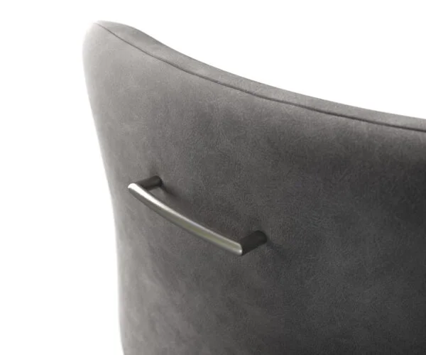 Barová židle Flex-Rund nerezová ocel stříbrná