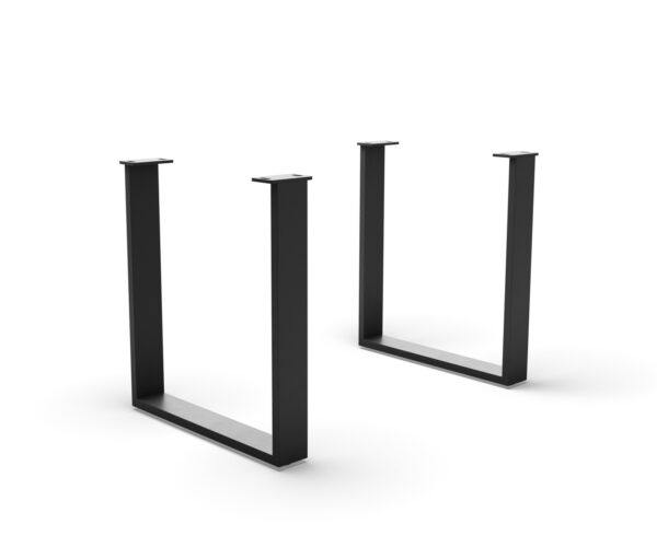 Podnož kovová úzká 2dílná sada černá