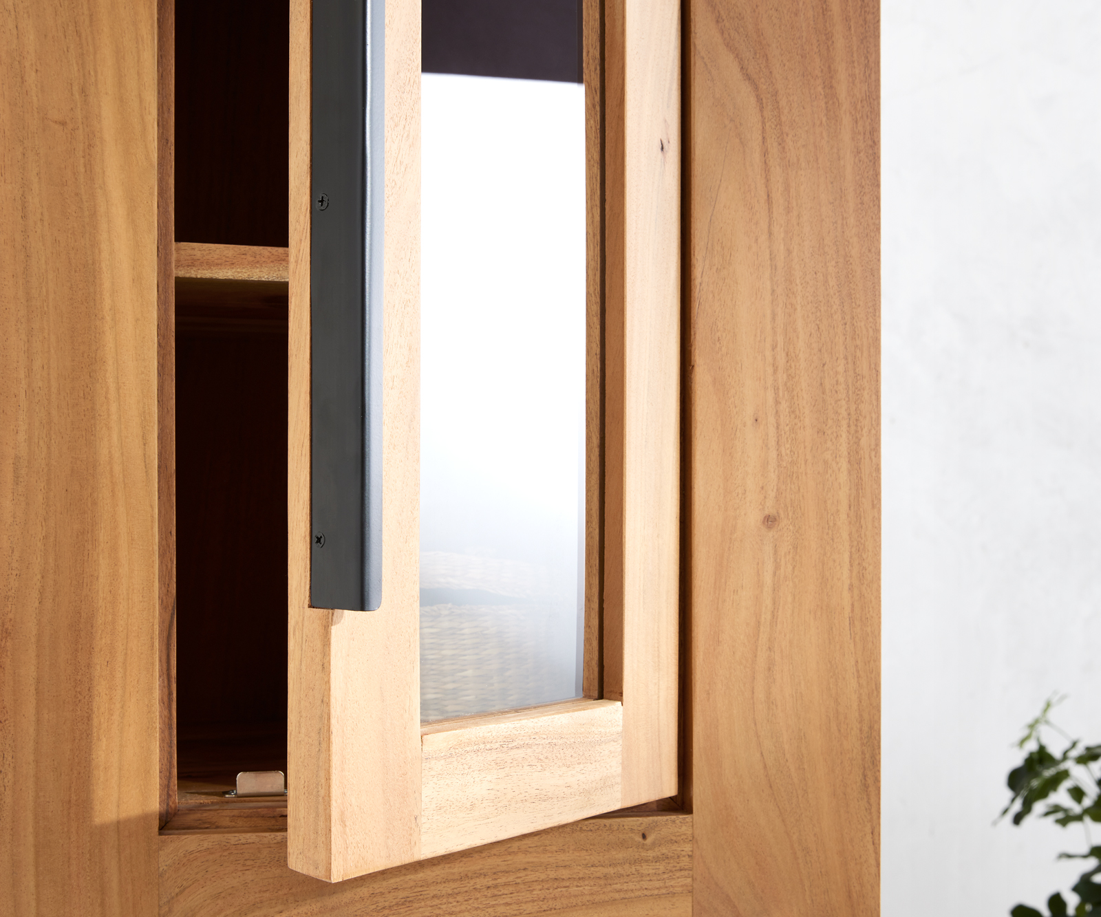 Skříň Solidu 45x185 cm akácie přírodní - Obrázek 5