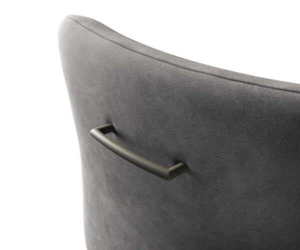 Barová židle Flex-Rund kov titanová barva