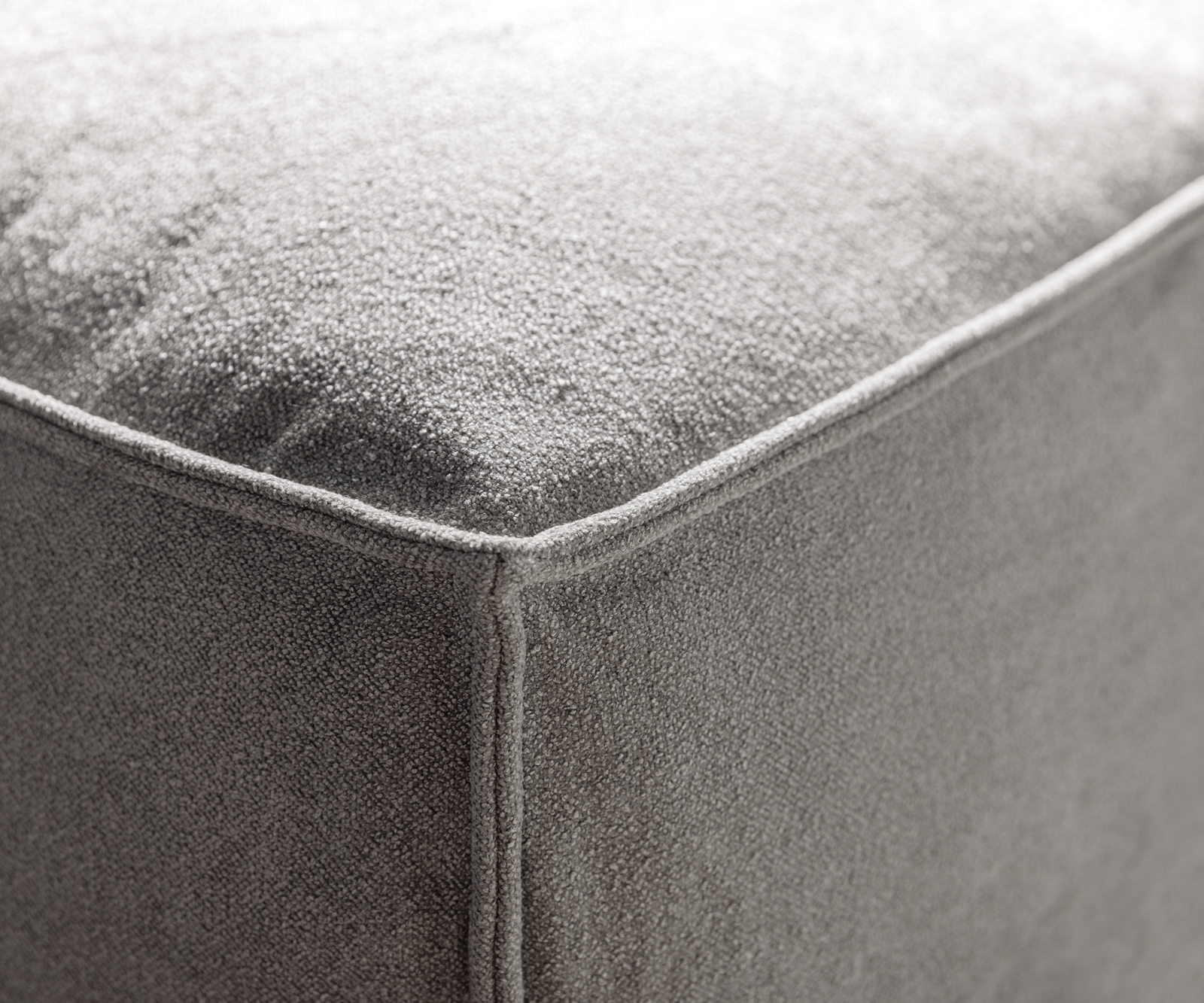 Pohovka Freestyle 280x110 cm látka Měkký šedá lemování - Obrázek 5