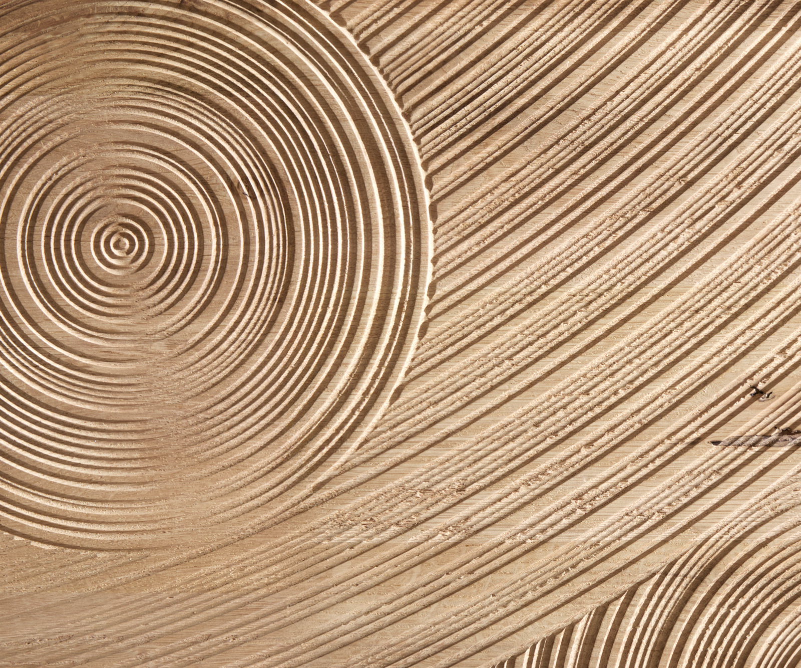 Komoda Ashara 200 cm dub přírodní 3D efekt 4 dvířka kovová podnož černá - Obrázek 3