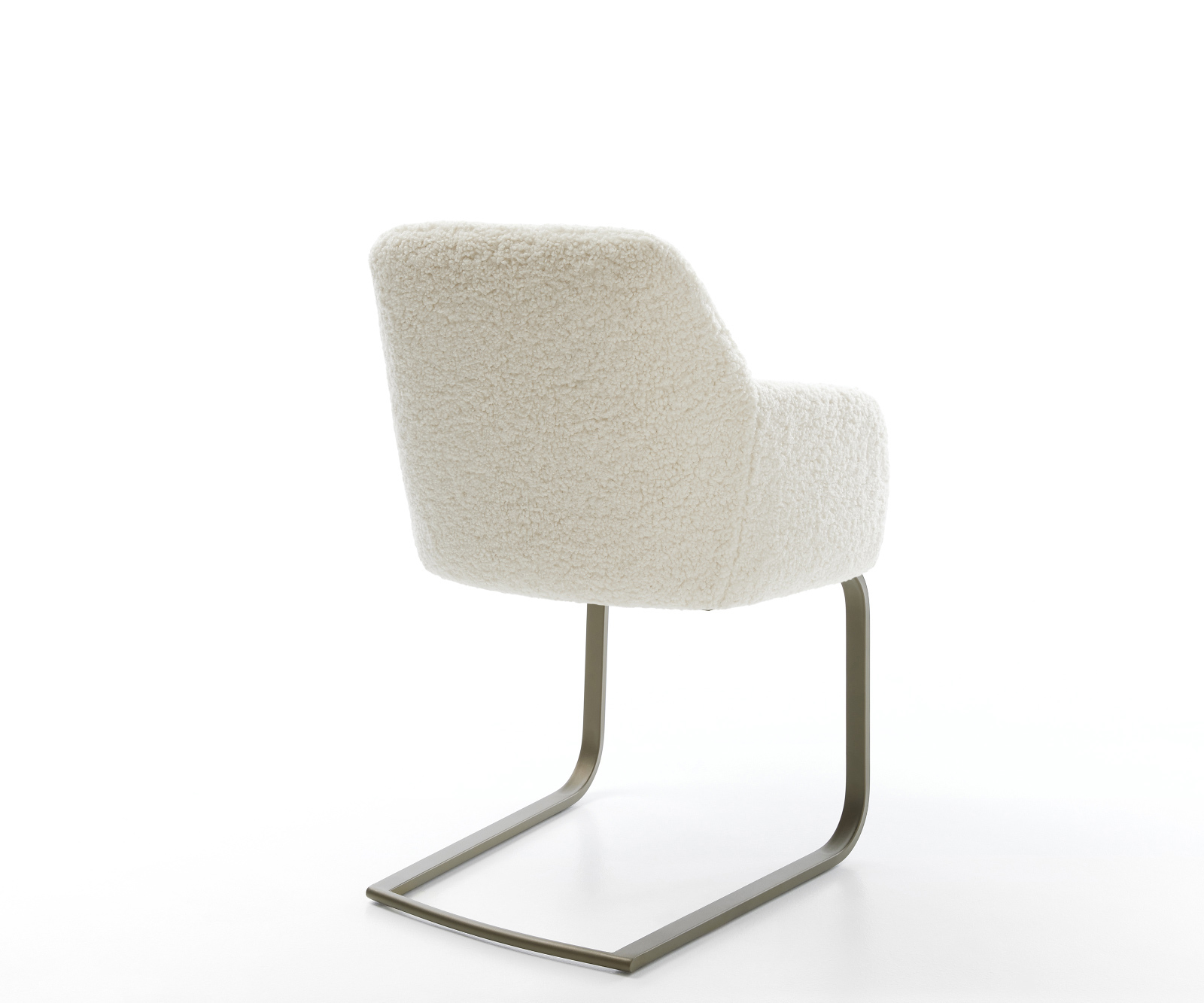 Jídelní židle Greg-Flex plyšový manšestr béžová jídelní židle plochá titanová barva taštičkové pružiny - Obrázek 5