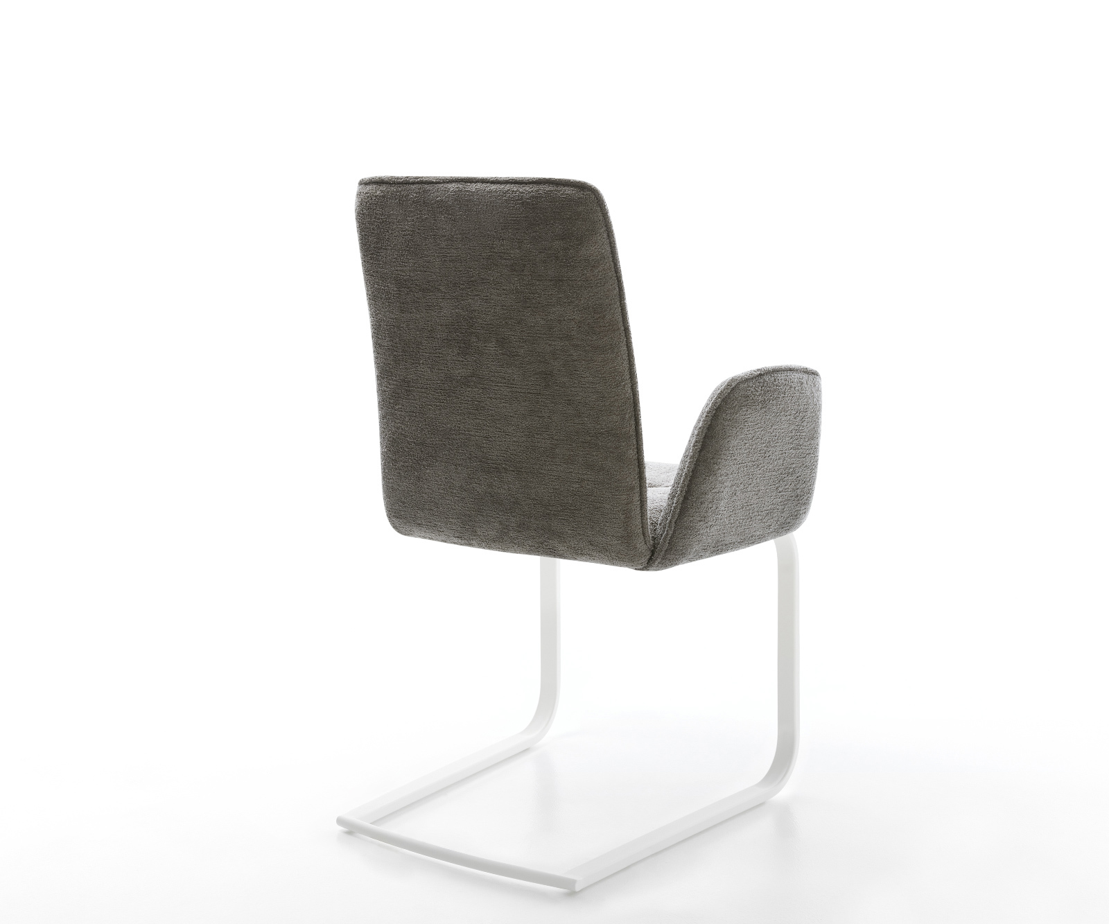 Jídelní židle Vinja-Flex bouclé měkký tmavě béžová jídelní židle plochá bílá - Obrázek 5