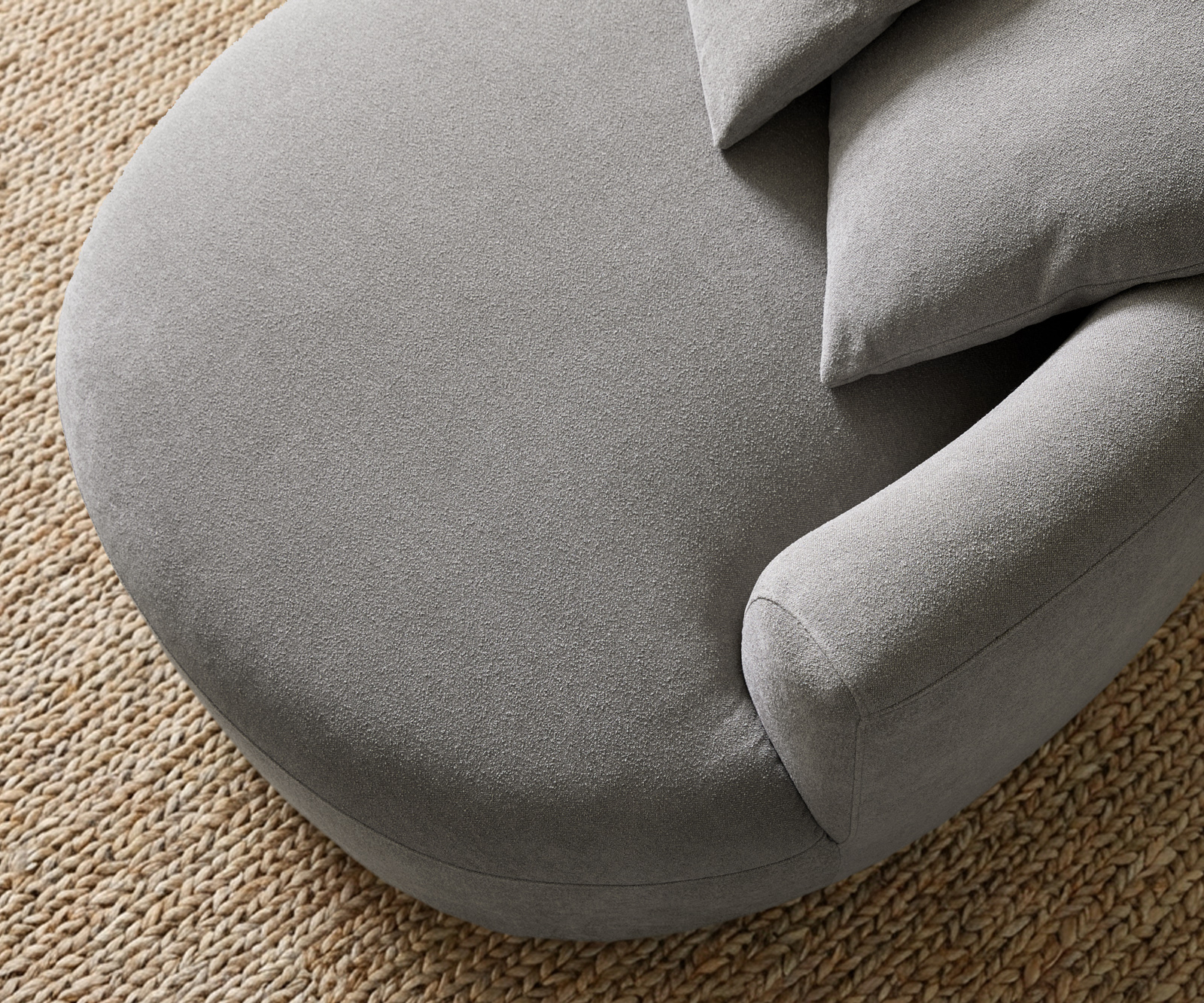 Pohovka Edina 330x170 cm látka Měkký šedá - Obrázek 7