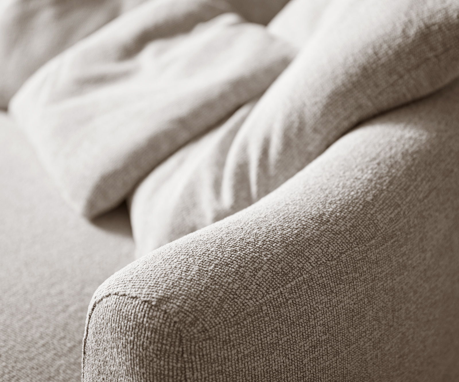 Pohovka Edina 330x170 cm látka Měkký béžová - Obrázek 7