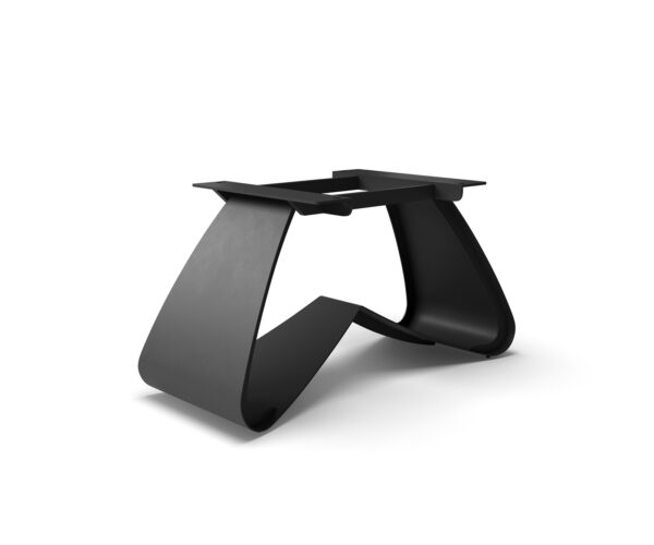 Podnož ve tvaru W kov černá pro rozkládací stoly od 180 do 300 cm