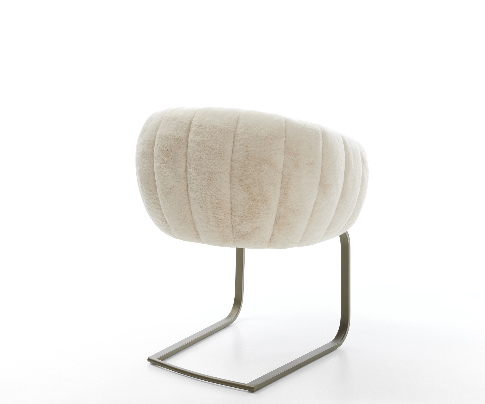 Jídelní židle Jada-Flex plyšový manšestr krémová bílá jídelní židle plochá titanová barva taštičkové pružiny - Obrázek 5