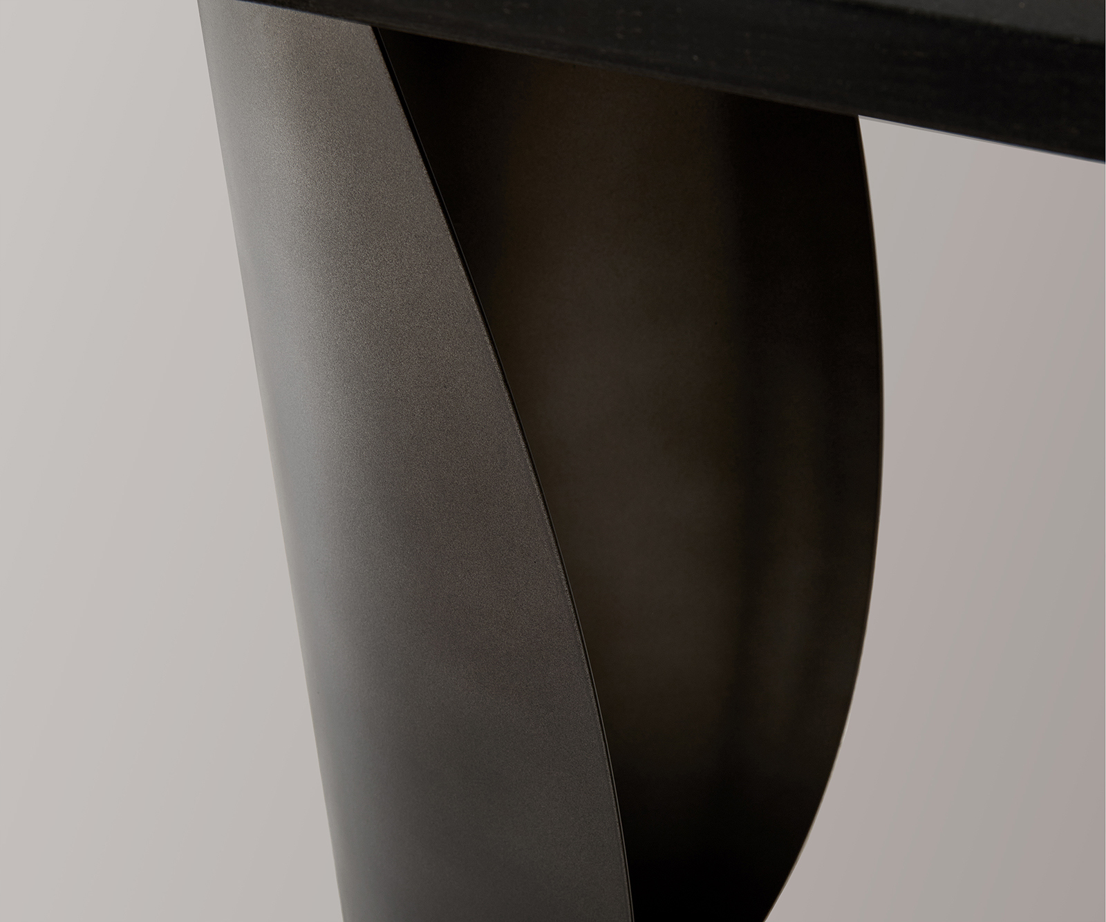 Konzolový stůl Solena 135x40 cm mramor černá stříbrná kov černá vintage - Obrázek 5