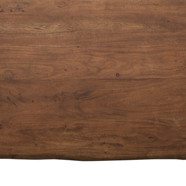 Deska lavice Live Edge nepravidelná hrana 135x40x5 hnědá akácie