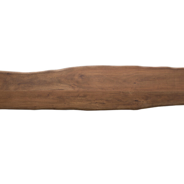 Deska lavice Live Edge nepravidelná hrana 255x40x5 hnědá akácie