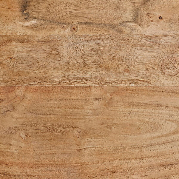Jídelní stůl Edge 260x100cm přírodní akácie nerezová ocel stříbrná šikmá