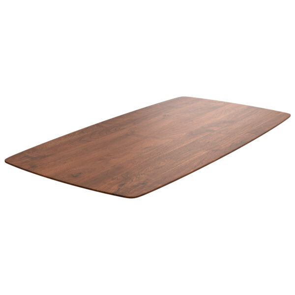 Stolová deska Edge 180x90cm hnědá akácie švýcarská hrana