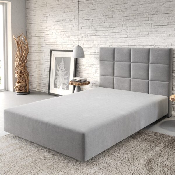 Postel Boxspring Dream-Fine mikrovlákno šedá 120×200 cm