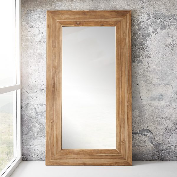 Zrcadlo Alban 245x135x4 cm teak santoso